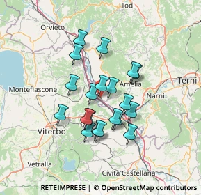 Mappa Viale Cesare Battisti, 05012 Attigliano TR, Italia (11.504)