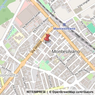 Mappa Piazza Armando Diaz, 3, 65015 Montesilvano, Pescara (Abruzzo)