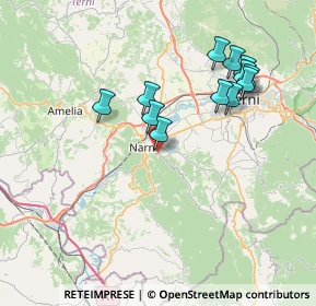 Mappa Strada dei Pini, 05035 Narni TR, Italia (7.53)