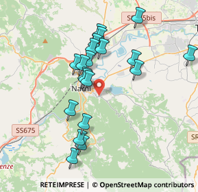 Mappa Strada dei Pini, 05035 Narni TR, Italia (3.6425)