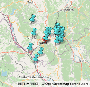 Mappa Strada dei Pini, 05035 Narni TR, Italia (9.50667)