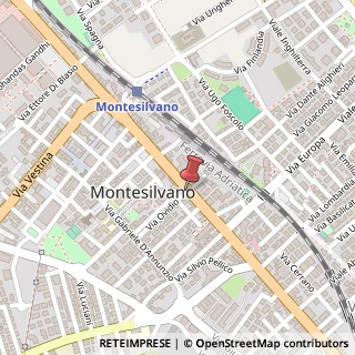 Mappa Corso Umberto I, 156, 65015 Montesilvano, Pescara (Abruzzo)