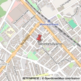 Mappa Via Gabriele D'Annunzio, 65015 Montesilvano PE, Italia, 65015 Montesilvano, Pescara (Abruzzo)