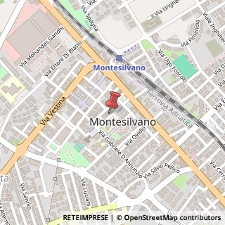 Mappa Via San Francesco, 12, 65015 Montesilvano, Pescara (Abruzzo)