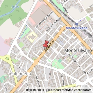 Mappa Via Vestina, 116, 65015 Montesilvano, Pescara (Abruzzo)