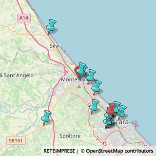 Mappa Piazza Acerbo, 65015 Montesilvano PE, Italia (4.785)