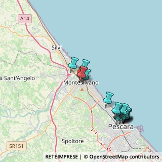 Mappa Piazza Acerbo, 65015 Montesilvano PE, Italia (4.67421)