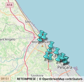 Mappa Piazza Acerbo, 65015 Montesilvano PE, Italia (3.97933)