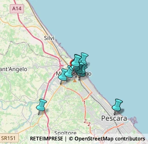 Mappa Piazza Acerbo, 65015 Montesilvano PE, Italia (2.08538)