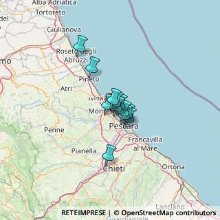 Mappa Piazza Acerbo, 65015 Montesilvano PE, Italia (7.21167)
