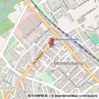 Mappa Via Martiri D'Ungheria, 2, 65015 Montesilvano, Pescara (Abruzzo)