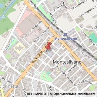 Mappa Via Giuseppe Mazzini, 12, 65015 Montesilvano, Pescara (Abruzzo)