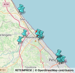 Mappa Viale Europa, 65015 Montesilvano PE, Italia (4.78417)