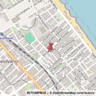Mappa Via Danimarca, 32, 65015 Montesilvano, Pescara (Abruzzo)