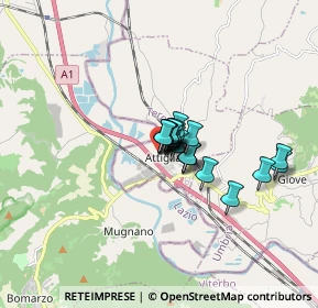 Mappa Via Roma, 05012 Attigliano TR, Italia (0.873)