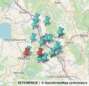 Mappa Via Roma, 05012 Attigliano TR, Italia (11.505)