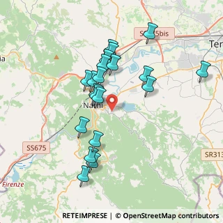 Mappa Strada Santa Lucia, 05035 Narni TR, Italia (3.629)
