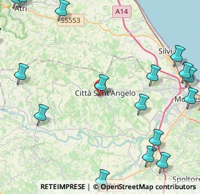 Mappa Via del Mulino Vecchio, 65013 Città Sant'Angelo PE, Italia (6.934)