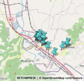 Mappa Viale C. Battisti, 05012 Attigliano TR, Italia (0.8585)