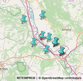 Mappa Viale C. Battisti, 05012 Attigliano TR, Italia (6.3025)