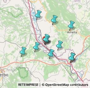 Mappa Viale C. Battisti, 05012 Attigliano TR, Italia (6.2925)