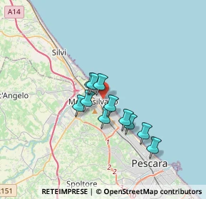 Mappa Via Veneto, 65015 Montesilvano PE, Italia (2.58)