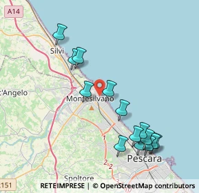 Mappa Via Veneto, 65015 Montesilvano PE, Italia (4.41286)