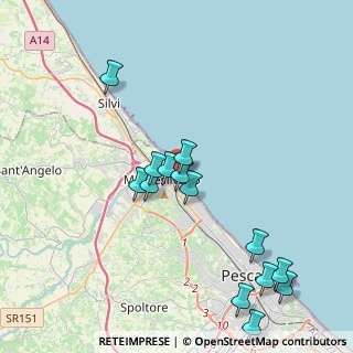 Mappa Via Veneto, 65015 Montesilvano PE, Italia (4.40857)