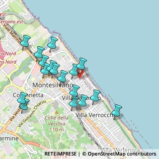 Mappa Via Veneto, 65015 Montesilvano PE, Italia (1.03647)