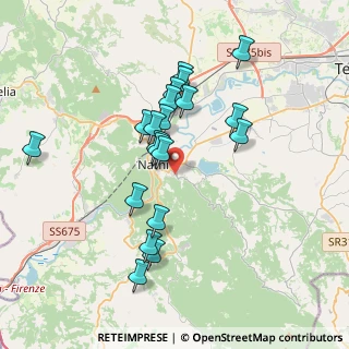 Mappa Strada Narni Sant'Urbano, 05035 Narni TR, Italia (3.5295)