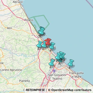 Mappa Via San Paolo, 65015 Montesilvano PE, Italia (5.72615)