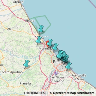 Mappa Via S. Paolo, 65124 Pescara PE, Italia (6.72214)