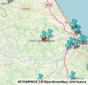 Mappa Via Giovanni Iannucci, 65013 Città Sant'Angelo PE, Italia (6.15647)