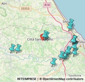 Mappa Via Giovanni Iannucci, 65013 Città Sant'Angelo PE, Italia (5.08294)