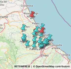 Mappa Via Giovanni Iannucci, 65013 Città Sant'Angelo PE, Italia (11.0175)