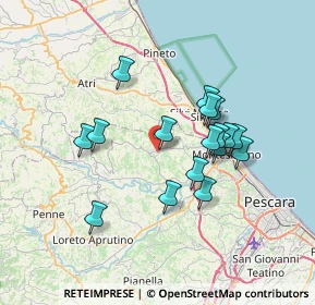 Mappa Via Giovanni Iannucci, 65013 Città Sant'Angelo PE, Italia (6.41294)