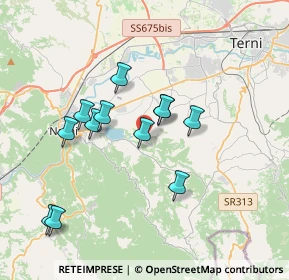 Mappa Strada delle Case, 05035 Narni TR, Italia (3.48167)