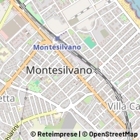 Mapa Montesilvano