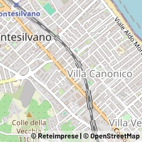 Mapa Montesilvano
