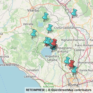 Mappa VIA SETTEVENE PALO KM 12 MT 700 null, 00069 Trevignano Romano RM, Italia (13.362)
