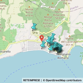 Mappa VIA SETTEVENE PALO KM 12 MT 700 null, 00069 Trevignano Romano RM, Italia (0.8095)