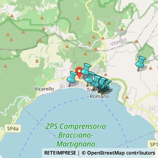Mappa VIA SETTEVENE PALO KM 12 MT 700 null, 00069 Trevignano Romano RM, Italia (1.33)