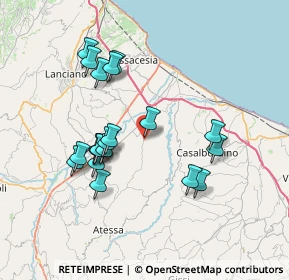 Mappa Via della Fontana, 66020 Paglieta CH, Italia (7.259)