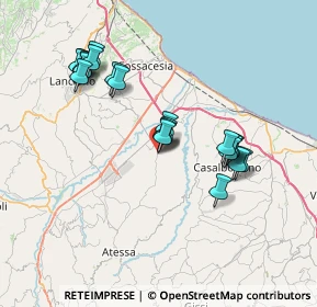 Mappa Via della Fontana, 66020 Paglieta CH, Italia (7.2305)