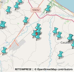 Mappa Via della Fontana, 66020 Paglieta CH, Italia (5.8015)