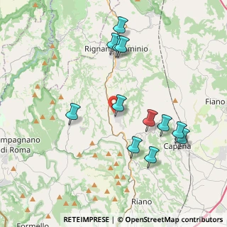 Mappa Via Saturno, 00068 Rignano Flaminio RM, Italia (4.2675)