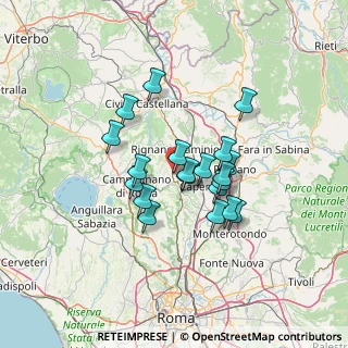 Mappa Via Saturno, 00068 Rignano Flaminio RM, Italia (10.9955)