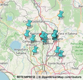 Mappa Via Saturno, 00068 Rignano Flaminio RM, Italia (10.84143)