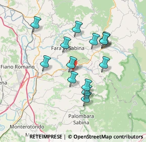 Mappa Via Maremmana, 00017 Nerola RM, Italia (6.75714)