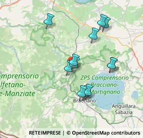 Mappa Via della Stazione, 01010 Oriolo Romano VT, Italia (6.97583)